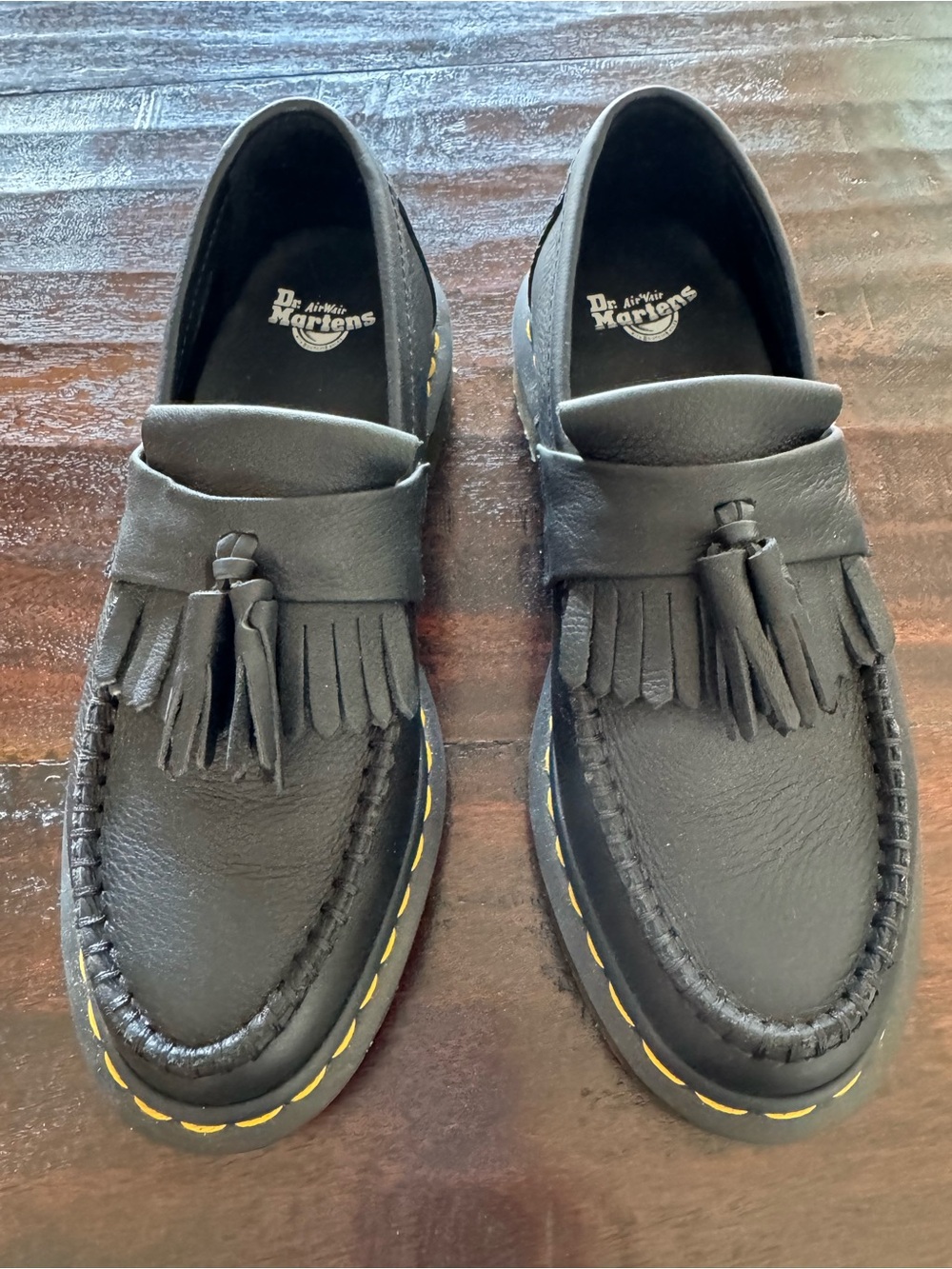 New without box, Dr. Martens Women’s Adrian Tassel Loafers in Black